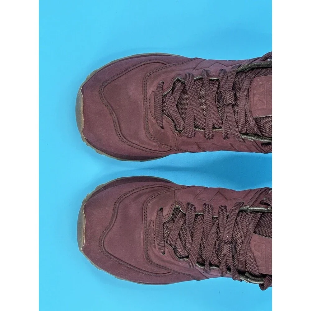 New Balance 574 Women’s 11 Super Nova Red Burgundy Gold WL574MTB